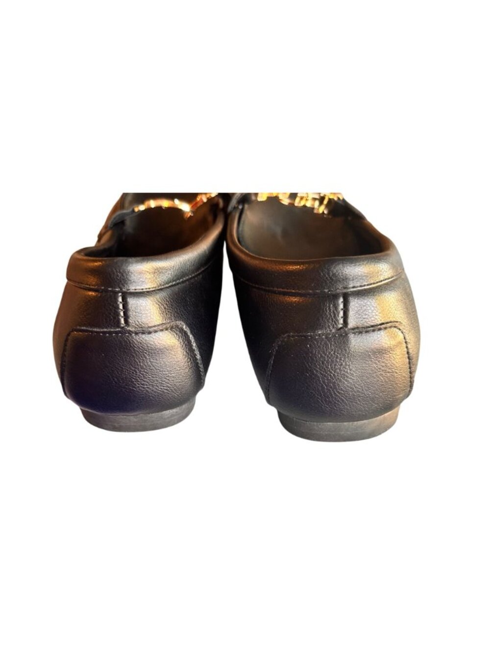 CvistpieoMens Size 13W Classy Casual Shoes Slip-On Flats Black Leather Loafers - Picture 3 of 12